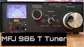 MFJ 986 Differential T ANTENNA Tuner INSIDE LOOK [upl. by Anahsirk]