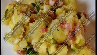 Kartoffelsalat  Klassischer Kartoffelsalat  Bayrischen Kartoffelsalat  multikultikuechede [upl. by Nicole]