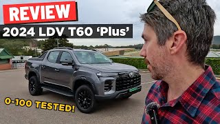 2024 LDV T60 Max Plus review 0100 amp POV test drive [upl. by Aidnis]