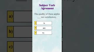 Subject Verb Agreement in English Grammar shorts [upl. by Bottali]