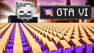 1000000 Villagers Simulate GTA 6 in Minecraft [upl. by Aleina]