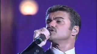 George Michael  quotBrother Can You Spare A Dimequot LivePavarotti amp Friends [upl. by Erasaec400]