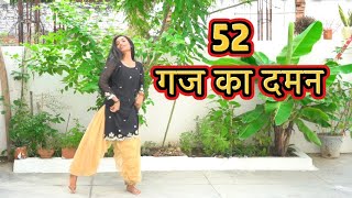 52 Gaj Ka Daman  Dance Cover  Haryanvi Song  Alisha Dance [upl. by Isiah34]