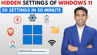 Windows 50 Settings in 50 Minutes Windows 11 Hidden Settings You Must Try in 2024 [upl. by Daphene410]