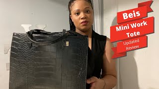 Updated Beis Work Tote 4month update Is It Worth The Money Minimalist bag 2021 [upl. by Ahsiadal]