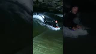 Bodyboarding a river in Colorado shortsyoutube shorts10 boogie50states novelty shorts [upl. by Eirojam]