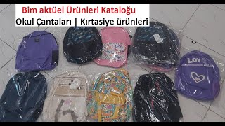 Bim aktüel Ürünleri Kataloğu  Okul Çantaları  Kırtasiye ürünleri keşfet [upl. by Leyla]