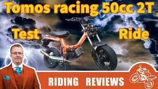 Tomos racing 50cc 2t test ride [upl. by Leirum]