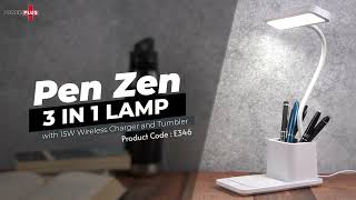 PenZen 3 in 1 Lamp with 15W Wireless Charger and Tumbler by Power Plus [upl. by Gustavus]