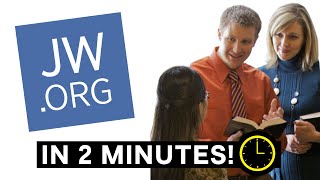 Jehovahs Witnesses Explained in 2 Minutes [upl. by Anahsit]