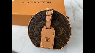 Louis Vuitton Mini Boite Chapeau Unboxing LV迷你圓餅包開箱 [upl. by Tabshey15]