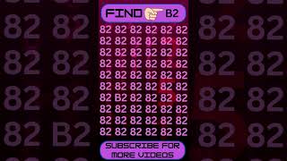 Find The Letter B2 quizchallenge youtubeshorts math [upl. by Mikey]