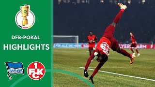 Lautern Cold As Ice  Hertha BSC vs FC Kaiserslautern 13  Highlights  DFBPokal QuarterFinal [upl. by Pasahow437]