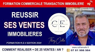 CRÉER UNE AGENCE IMMOBILIÈRE OU DEVENIR MANDATAIRE  Formation RSV [upl. by Liggett698]