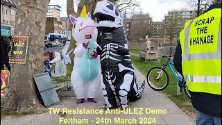 TW Resistance Anti ULEZ Protest  Feltham  24th March 2024 [upl. by Ymor]