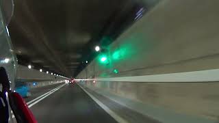 Frejus Road Tunnel France Italy by Motorcycle 202408 [upl. by Dam]