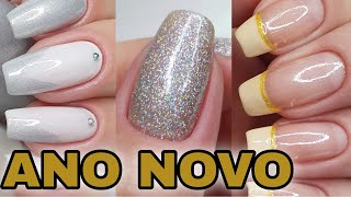 3 Inspirações de Unhas para usar no ANO NOVO  REVEILLON  Naty Scalada [upl. by Demodena]