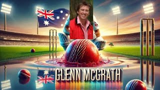 GLENN McGRATH Cricket Legend In Action [upl. by Llorrac411]