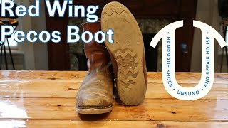 RED WING Pecos Boot  Full Restoration [upl. by Low160]