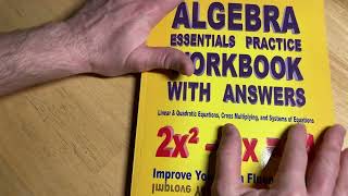 Algebra Workbook with Answers for Math Beginners [upl. by Queridas]