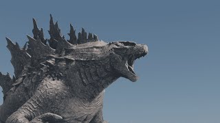 Godzilla 2021 Roar Test Blender Thank you for 2k subs [upl. by Hunfredo]