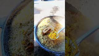 Palov tayyorlash usuli food cooking crepe foodie rek pancake chicken biryani breakfast [upl. by Aihsenak]