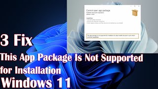 App Package Not Supported for Installation  How to Troubleshoot [upl. by Laenahtan303]