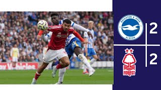 BRIGHTON VS NOTTINGHAM FOREST 2 2 HIGHLIGHT PREMIER LEAGUE 20242025 [upl. by Omari]