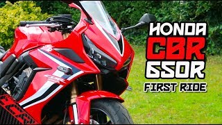 Honda CBR650R First Ride  Real Middleweight Fireblade [upl. by Atteuqal529]