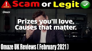 Omaze UK Reviews  Feb 2021 Know Its Facts Watch  Scam Adviser Reports [upl. by Levey]