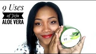 9 Ways to use Jeju 99 Aloe Vera Gel  The face shop  Van Estefan [upl. by Zsolway]