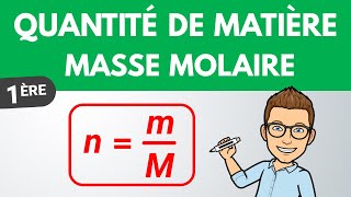 Calculer la QUANTITÉ DE MATIÈRE  1ère spé  Exercice  Chimie [upl. by Siubhan]