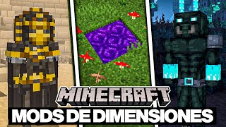 Top 5 Mods de Dimensiones para Minecraft 1165 😲🌌 [upl. by Einnaffit141]