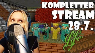 LIFE IN THE WOODS Minecraft  KOMPLETTER Stream vom 28717 Ein wenig Redstone Arbeit deutsch [upl. by Kopans]