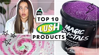 Top 10 LUSH Products You NEED To Try  DEMOS [upl. by Zoilla]