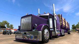 Peterbilt 379 Custom Straight Pipe Sound Gear Shifter American Truck Simulator 151 ＃87 [upl. by Elynad807]