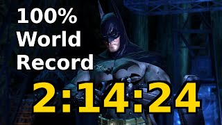 Former WR Batman Arkham Asylum Speedrun 100 in 21424 [upl. by Ramonda504]