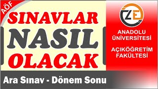 AÖF Açıköğretim Sınavları Nasıl Yapılıyor Geçme Notu Kaç Vize Final Nedir Harf Notları [upl. by Naaitsirhc]