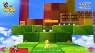 Super Mario 3D World 100 Walkthrough Part 27  World Star5  Super Block Land [upl. by Fredericka563]