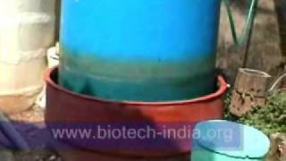 BIOTECH INDIA TOILET LINKED Biogas plant [upl. by Delcina376]