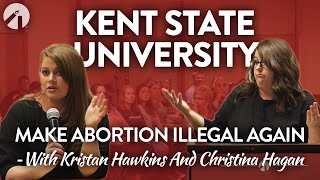 Kent State University  Make Abortion Illegal Again Tour [upl. by Akehsay]