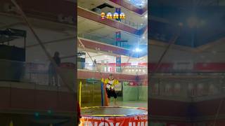 Trampoline jump trampoline jump scared fun [upl. by Aila]