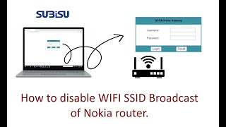 How to disable WIFI SSID Broadcast in Nokia Router [upl. by Caril316]