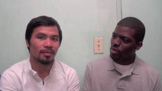 Manny Pacquiao talks Shane Mosley Fight Do You Think He Wins  Boxing  JRSportBrief [upl. by Dang]