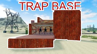 I built a Trap Base and They Raided me  Fallen Survival Roblox [upl. by Atiuqihs]