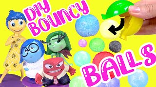 Inside Out 2 Movie DIY Memory Bouncy Balls with Dolls Crafts for Kids [upl. by Leuams]