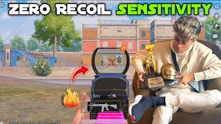 Zero Recoil Sensitivity All Scopes 🚀💛Reddot3X4X6X 🔥•34 Update 🦍💚 [upl. by Aromat]