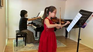 ABRSM Grade 6 Violin Exam  Allegro by Handel [upl. by Pelaga]