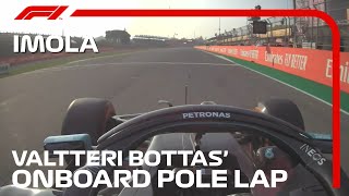 Valtteri Bottas Pole Lap  2020 Emilia Romagna Grand Prix  Pirelli [upl. by Nylcsoj]