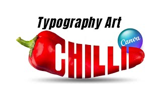 Canva Tutorial  Photo Manipulation In Canva Pro  Typography Art [upl. by Nyliak]